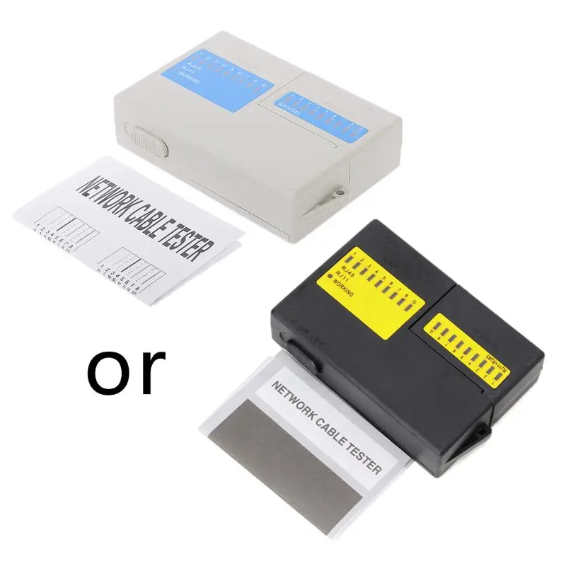

YYDS Professional Super Mini Network LAN Cable Wire Cat5 RJ11 RJ45 Tester New
