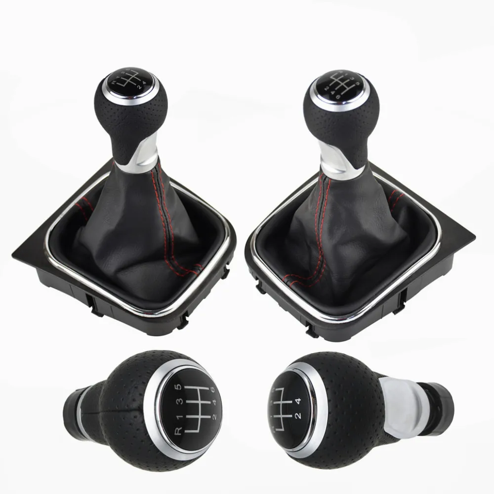 Для V-W Volkswagen Golf 5/6 MK5/6 Scirocco(2009) Octavia 5/6 скорость Автомобильная липучка рычаг переключения ручного рычага переключения передач головка рукоятки