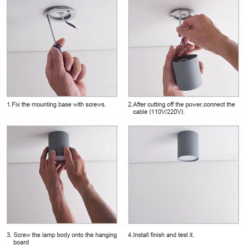 

LED Downlight Surface Mount Ceiling Light 5W 7W 9W 12W15W LED Spot Light Ceiling Light