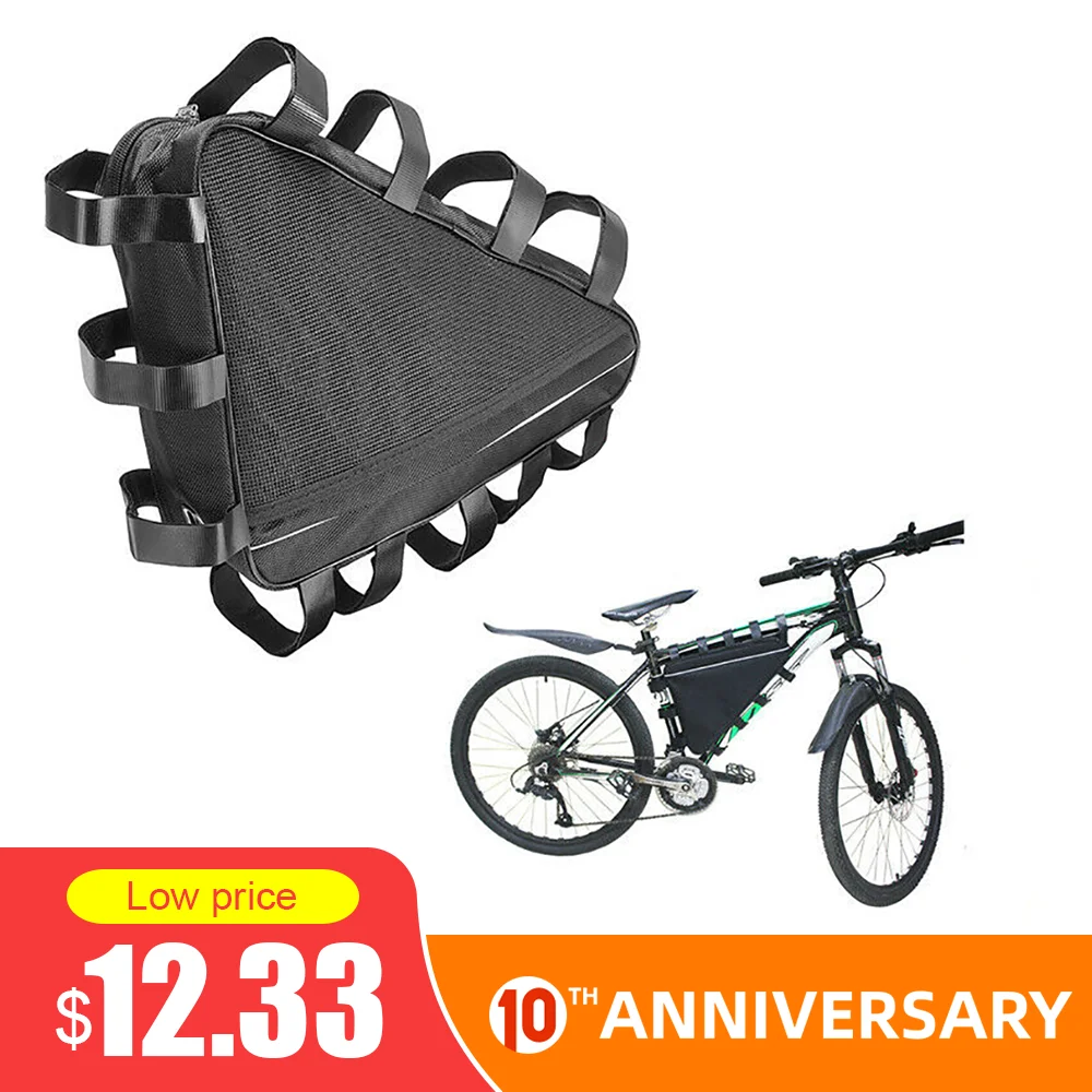 

Electric Mountain Bike Li-Ion Battery Bag Pack Cover Bicycle Triangle Frame Bag