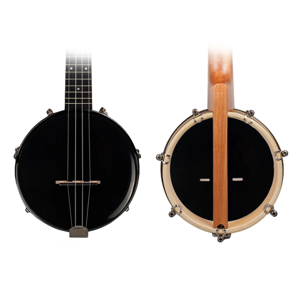 26 дюймов Banjo Banjolele укулеле 4-струнный винтажный с сумкой для переноски электронный