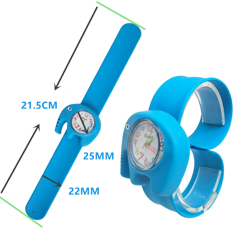 Милые детские часы С Рисунком Слона рождественские подарки для мальчиков и