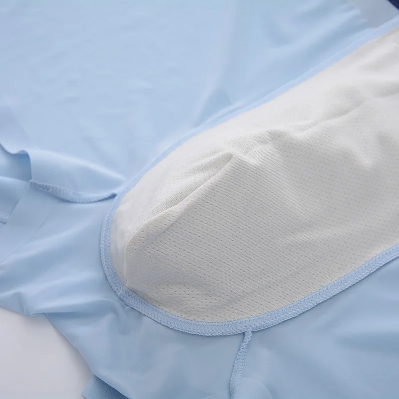 IYUNYI Для мужчин боксеры шорты Нижнее белье Ice Silk сексуальное Calzoncillos Hombre Ropa Interior