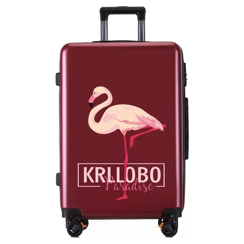 Travel suitcase Чемодан на колёсиках, студенческий чемодан на колесиках, багаж для путешествий, 20 дюймов, мультяшная каюта, сумка на колесиках, корейская модная сумка - Цвет: Travel suitcase