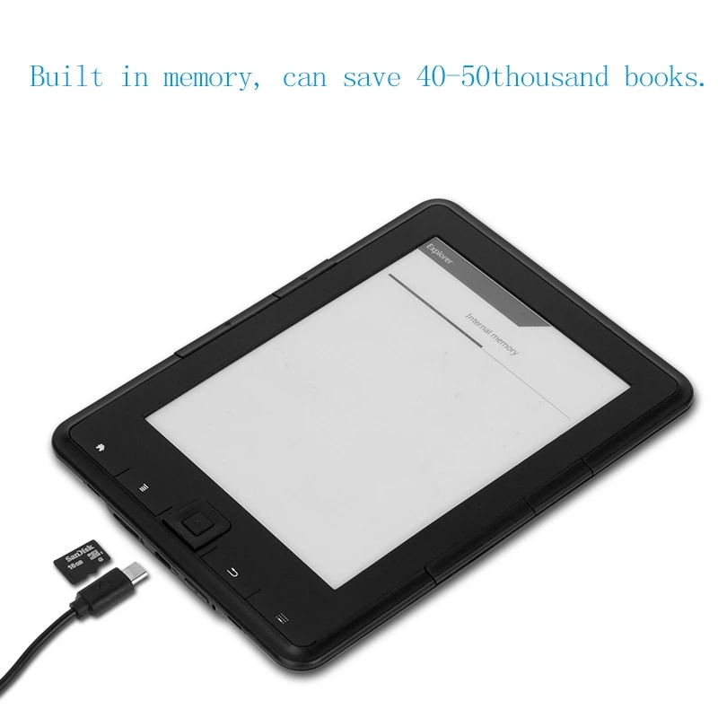 6 дюймов для чтения электронных книг E Ink Разрешение 800x600 4 читалка|Электронные