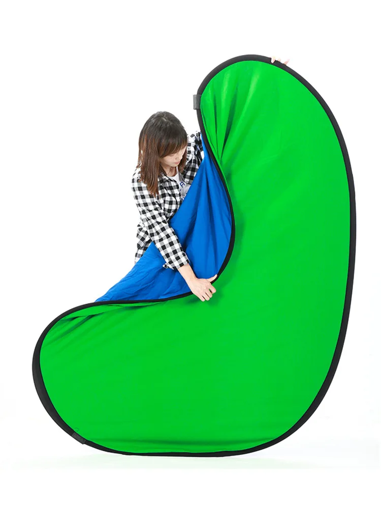 Реквизит для фотосъемки с зеленым экраном портативный фон хромакей подходит YouTube