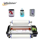 Станок для ламинирования Jetvinner UV DTF для кривой поверхности, зеркальная металлическая стеклянная бутылка, УФ пленка для переноса, принтер для ламинирования DTF
