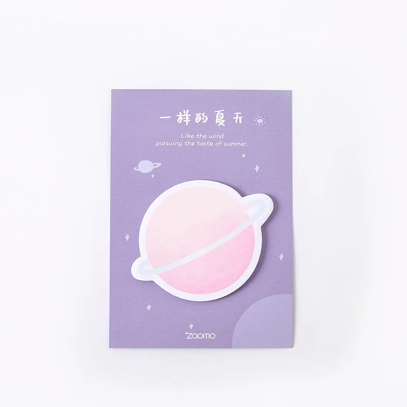 

The Same Summer Series Kawaii Cute Sticky Note Memo Pad Creative Decorative Handbook Material Collection