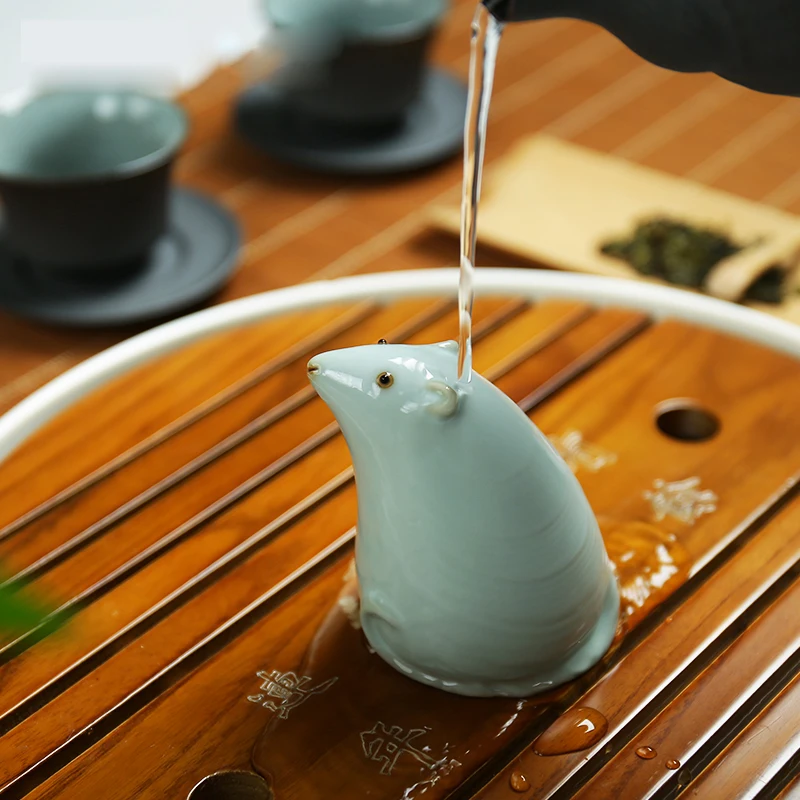 Креативная керамическая мышь/чай из свиньи для домашних животных Искусство и