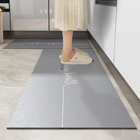 pu leather kitchen mat waterproof entrance door bathroom mat non slip kitchen rug floor rug kitchen carpet doormat