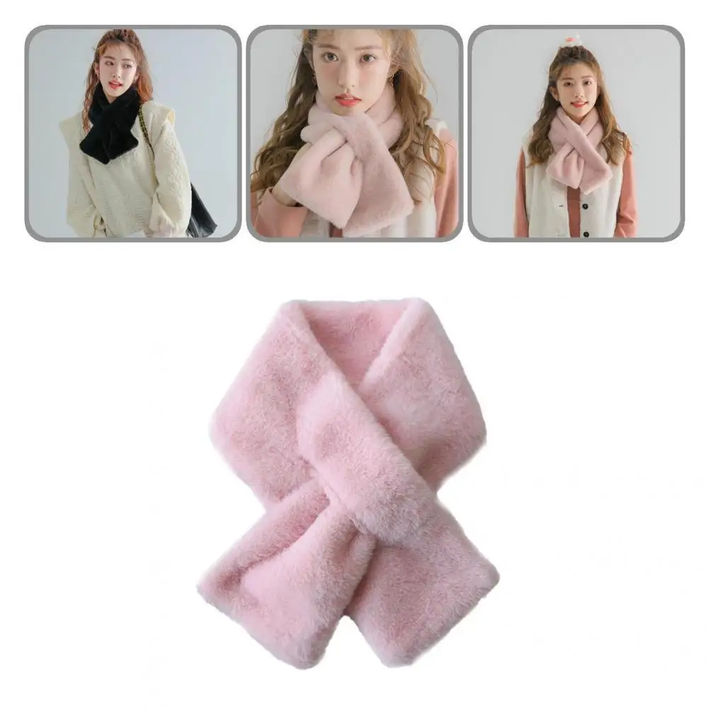 

Colorfast Durable Neck Gaiter Plush Thick Scarf Lightweight Thick Scarf Skin-friendly for Cold Weather