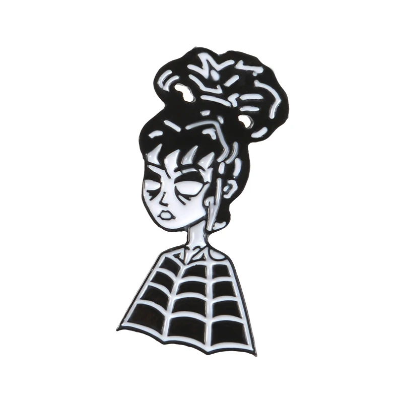 Эмалированная булавка от Beetlejuice Lydia Deetz броши в виде червя песка значки тканевый