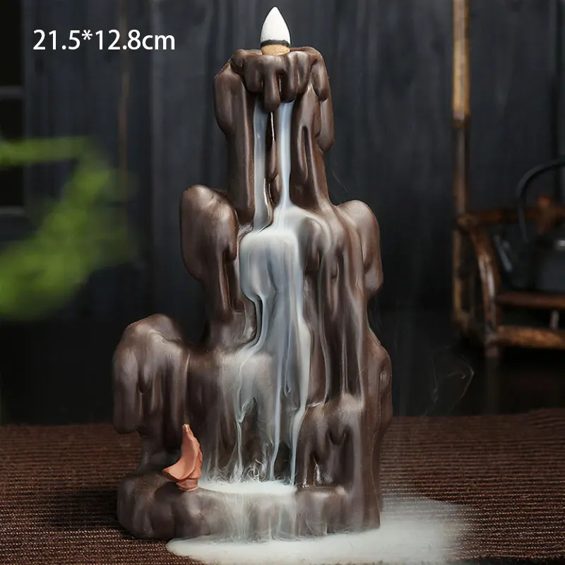 10 шт. благовония + креативная горелка для благовоний искусственные конусы