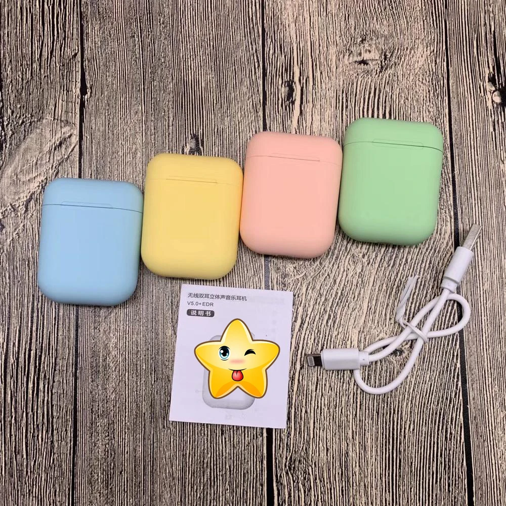 Macaron Inpods 12 i12 Tws наушники i7s i9s i11 беспроводные Bluetooth гарнитура для Iphone Android|Наушники
