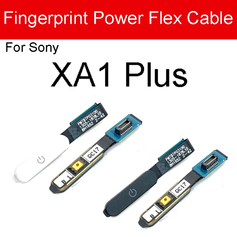 

Fingerprint Power Flex Cable For Sony Xperia XA1 Plus G3412 G3416 G3426 5.5" Power Button Sensor Touch Flex Ribbon Replacement