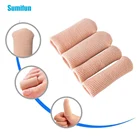 1 шт., протекторы для пальцев, силиконовая растягивающаяся режущая трубка, увлажняющая защита для пальцев, мозолей, мозолей, размер M L