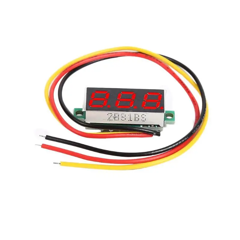 0 28 дюймов DC 0-100V цифровой светодиодный Дисплей датчик Напряжение вольтметр
