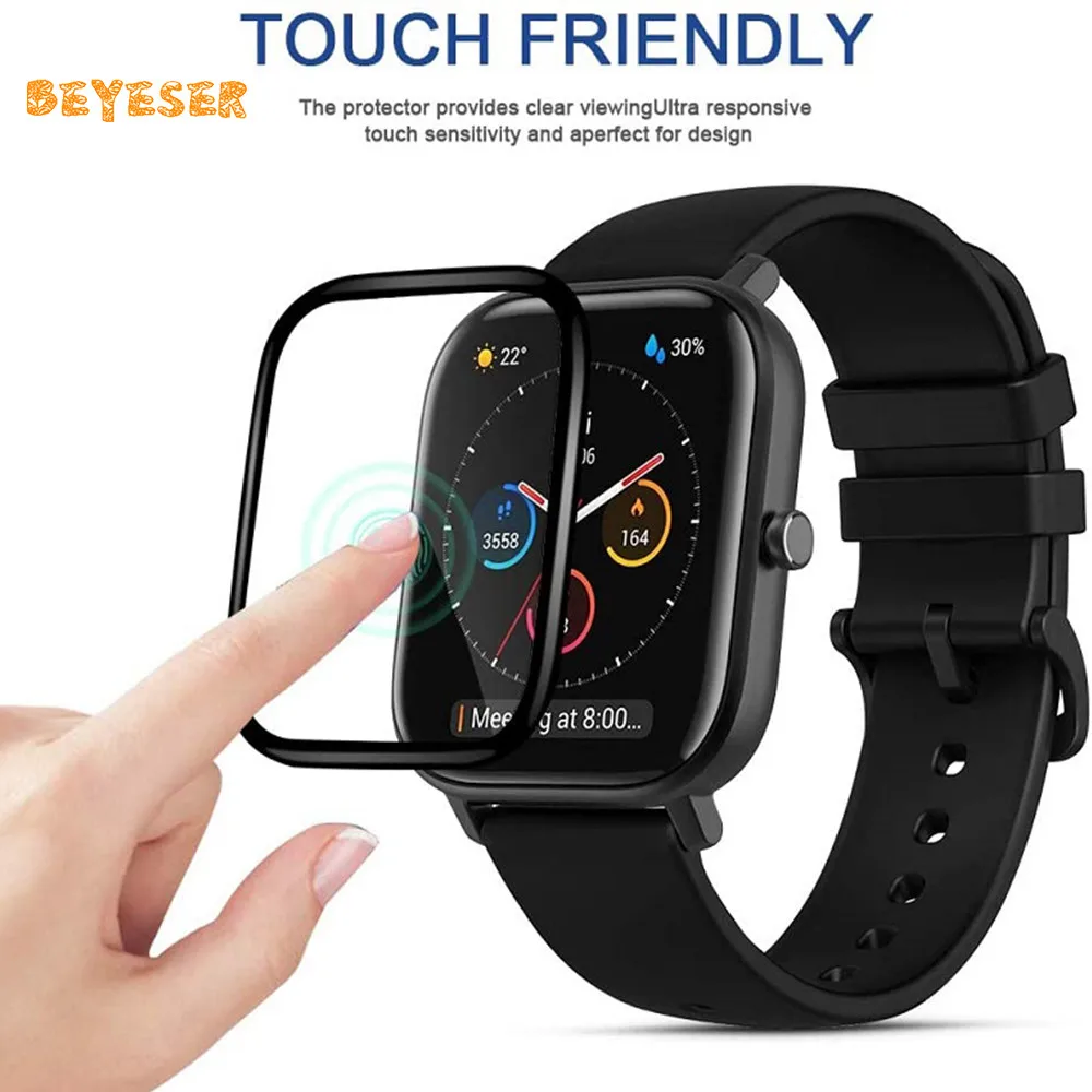 

3D Curved Protective Watch Film For Huami Amazfit GTS2/GTS/GTS 2e Replacement Screen Protector Smartwatch Accessories not galss