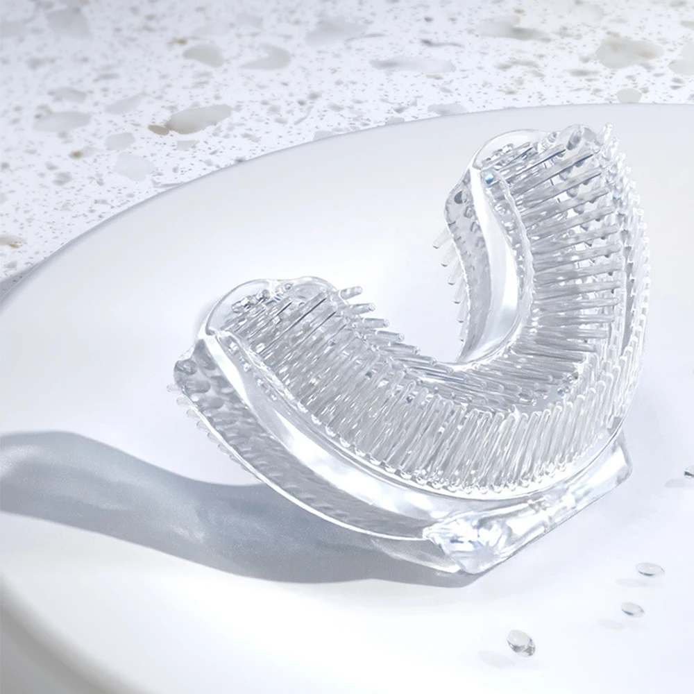 Brosse à dents électrique intelligente 360 Type U pour enfants de 2 à 12 ans, automatique, Ultra sonique, motif dessin animé