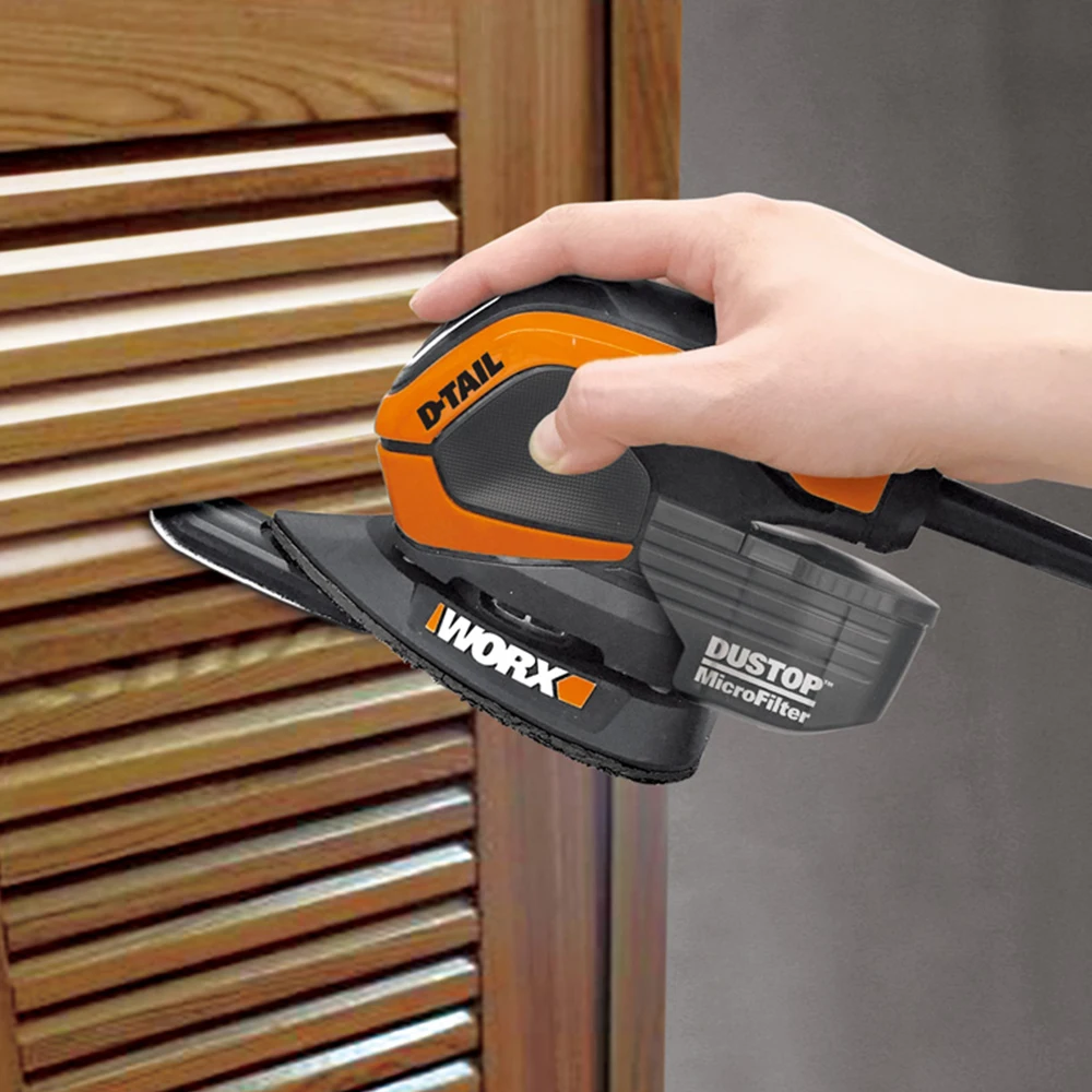 Мини-шлифовальный станок Worx 65 Вт WX648 шлифовальная машинка для мыши
