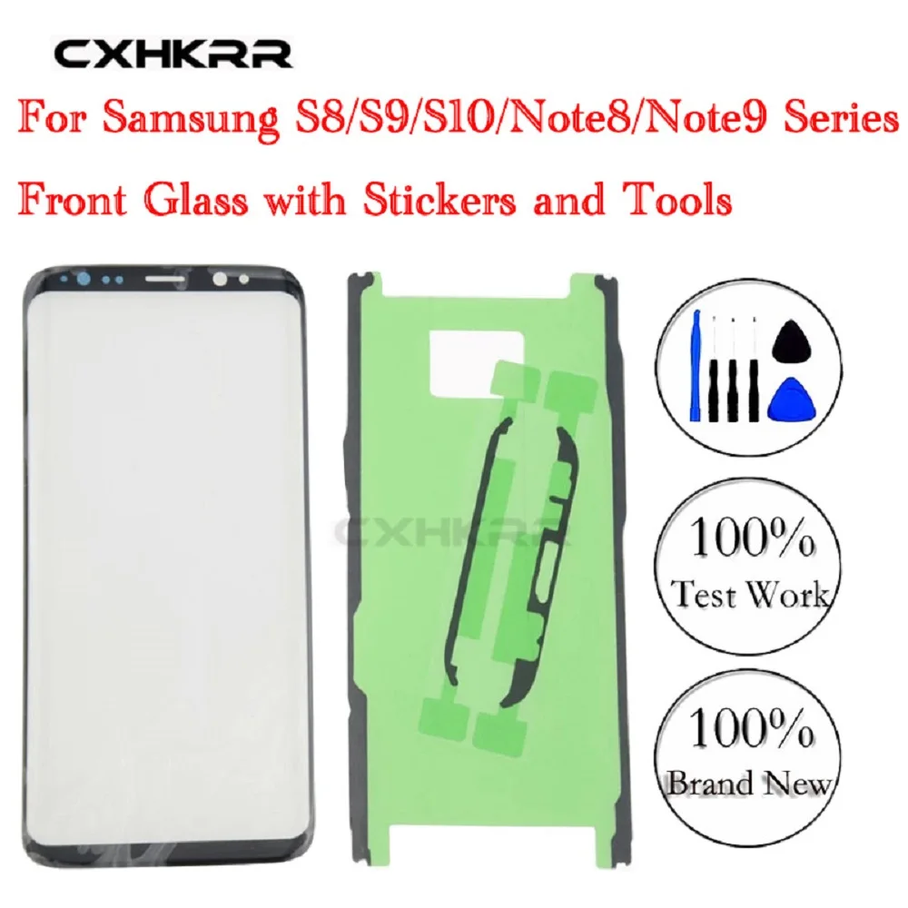 Экран Сенсорная панель внешнее стекло для Samsung Galaxy S8 Plus S9 S10 plus 5G S10e Note 9 8 Переднее