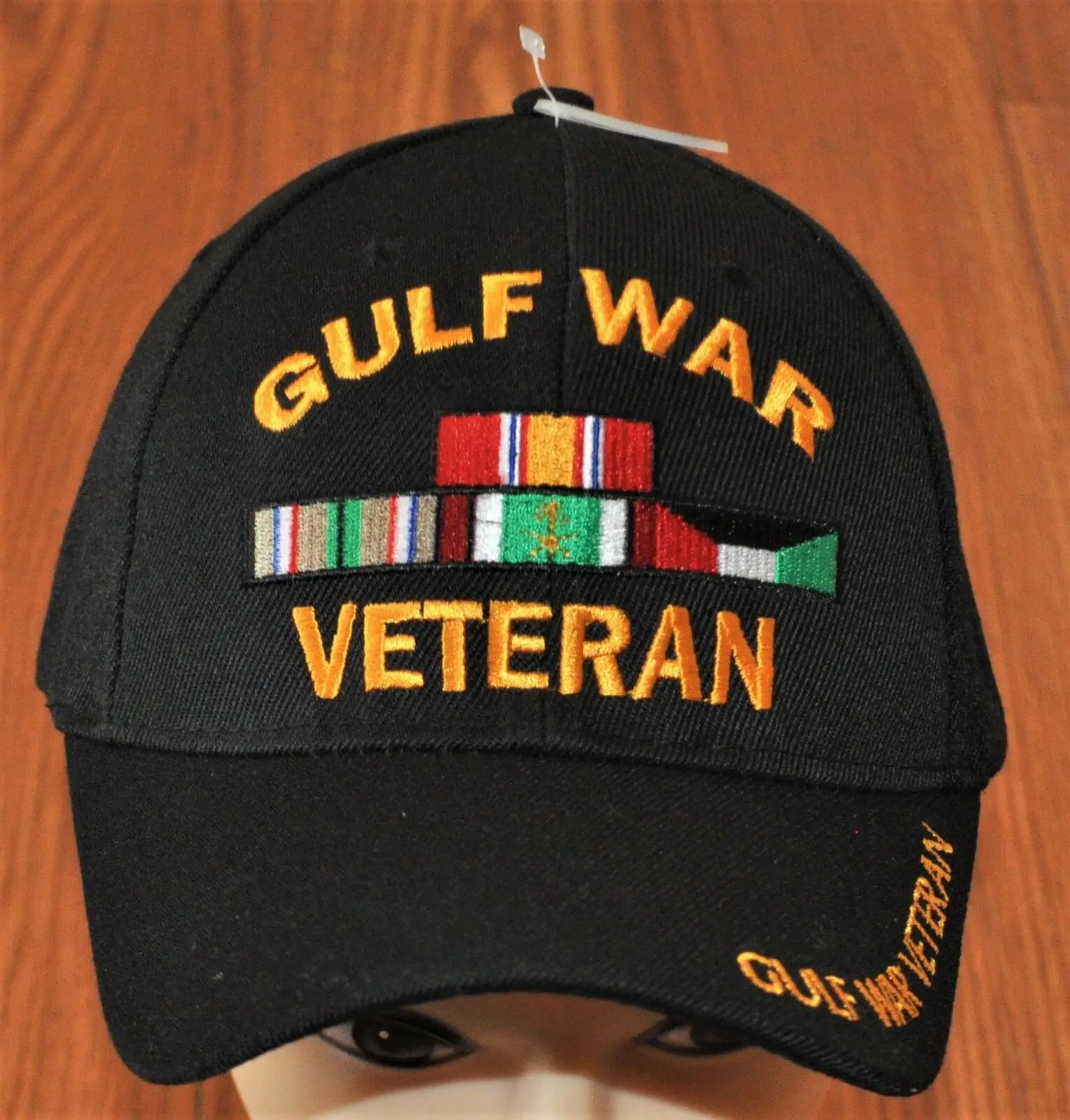 Печатная Новая Черная американская военная шляпа ветерана войны в Заливе
