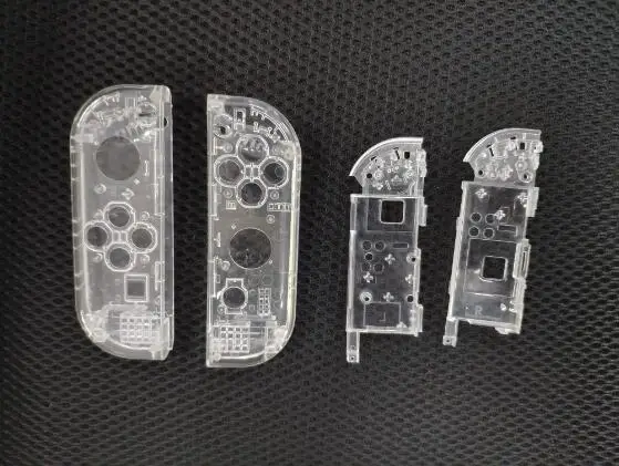 Прозрачный левый и правый Корпус Корпуса чехол комплект замены для контроллера NS