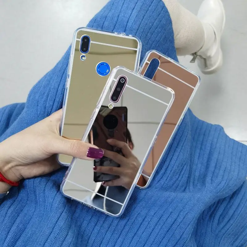 Роскошные mi rror силиконовый чехол для Xiaomi 9 9T Pro 8 A2 Lite 5X 6X F1 Red K20 Примечание 7 6 5 5A 8A 6A