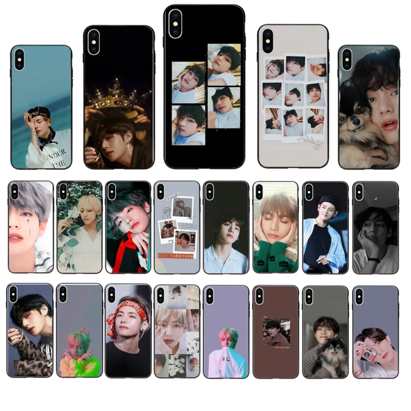 

Kim Taehyung Phone Case for iphone 13 12 11 Pro Max Case For iPhone XS MAX X XR SE2 8 7 Plus