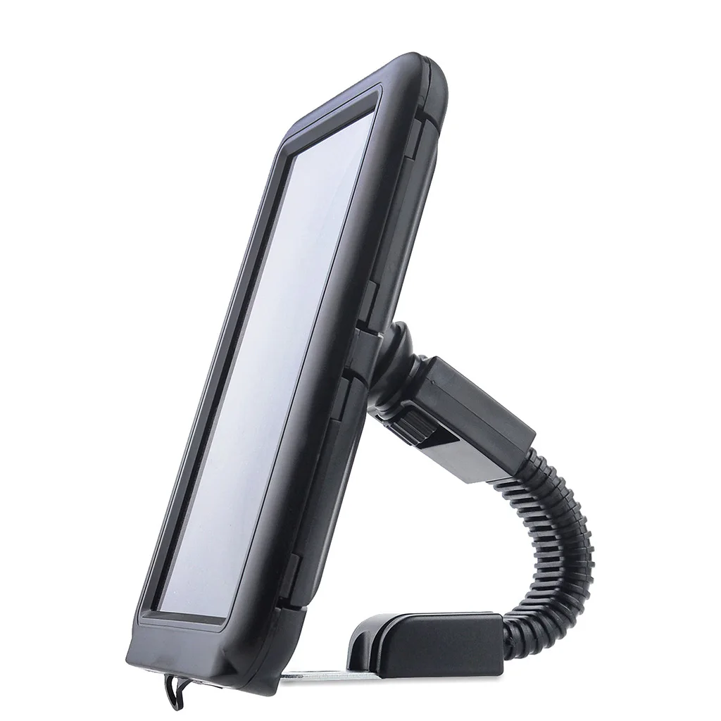 

Waterproof Phone Case Bike Motorcycle Handlebar Rear View Mirror Mount Bicycle Holder Bag for 3 to 6.5" Cellphone GPS Mobile