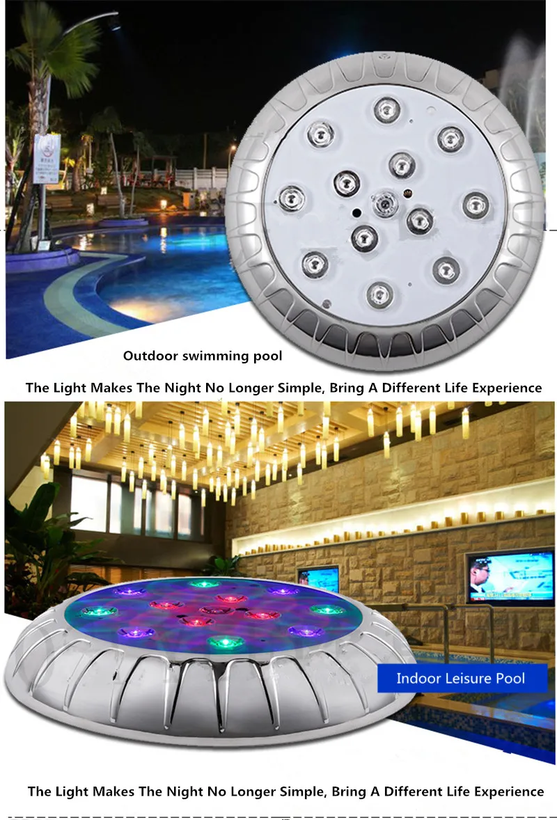 Светодиодный подводный светильник PAR56 для бассейна уличный Точечный Rgb садового