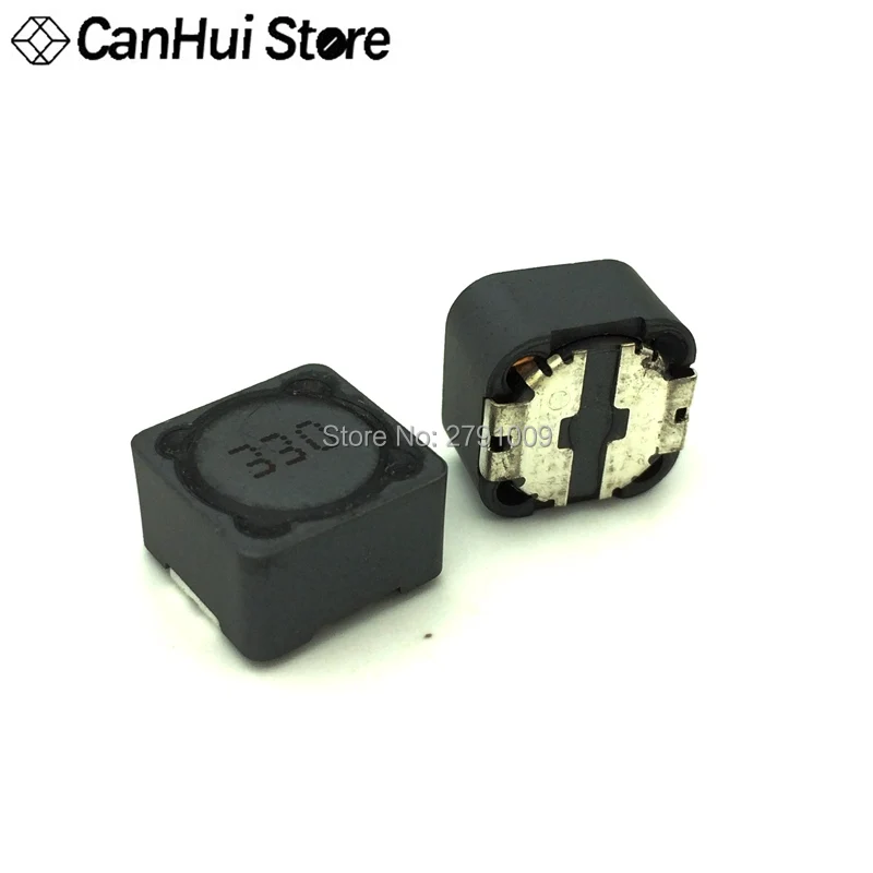 10 шт. CDRH127 CD127 /15/ 22 / 33 47 68 UH 12*12*7 SMD силовой индуктор 1mh 2R2 3R3 4R7 6R8 чип 100UH 101|Индукторы| |