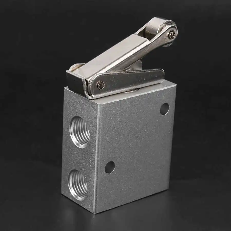 Кнопка клапан трехходовой Алюминий сплав пневматическое оборудование JM 07 R G1/4