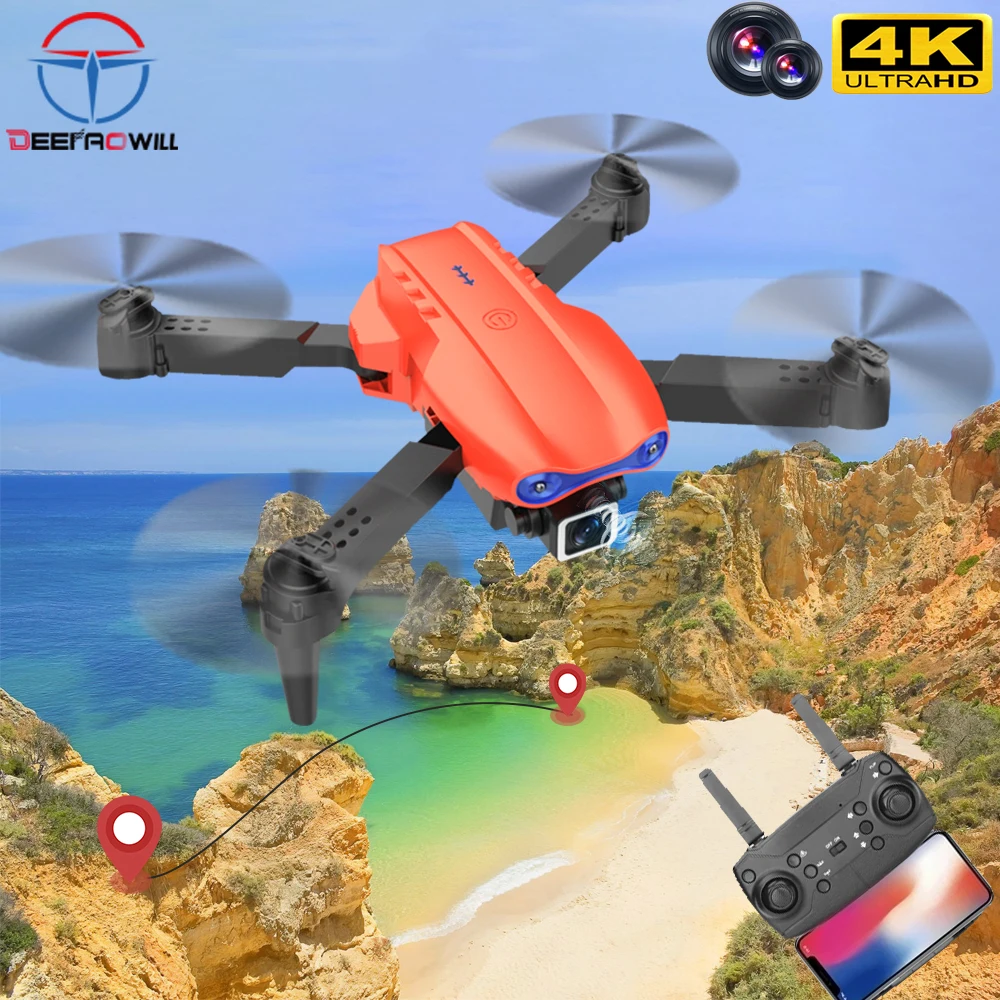 Квадрокоптер K3 с двойной камерой 4k широкоугольный Wi-Fi Fpv | Игрушки и хобби