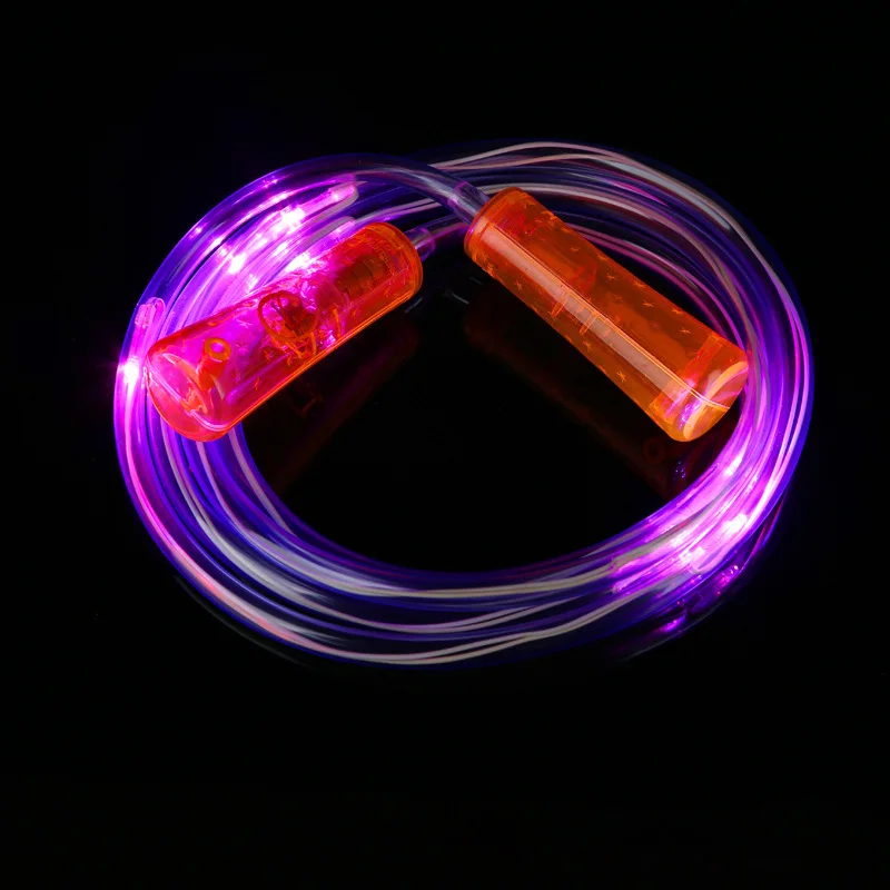 

New Kids Skip Rope Colorful With Switch LED Light Flash Skipping Rope Glowing Sports Boys Girls Exercise Fitness Skipping Toys
