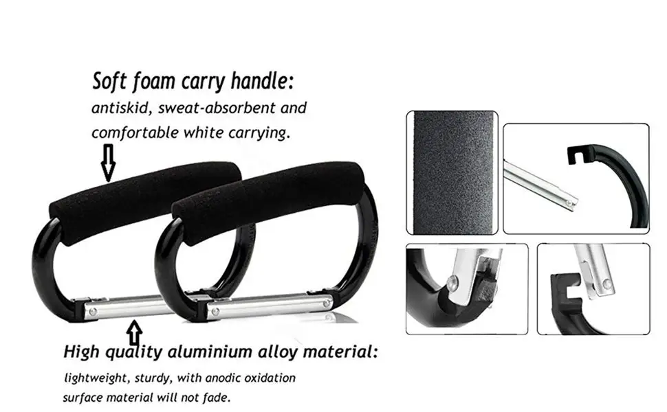 INSULAR 2 шт. крепкие большие прочные крючки для прогулочных колясок мамы детской