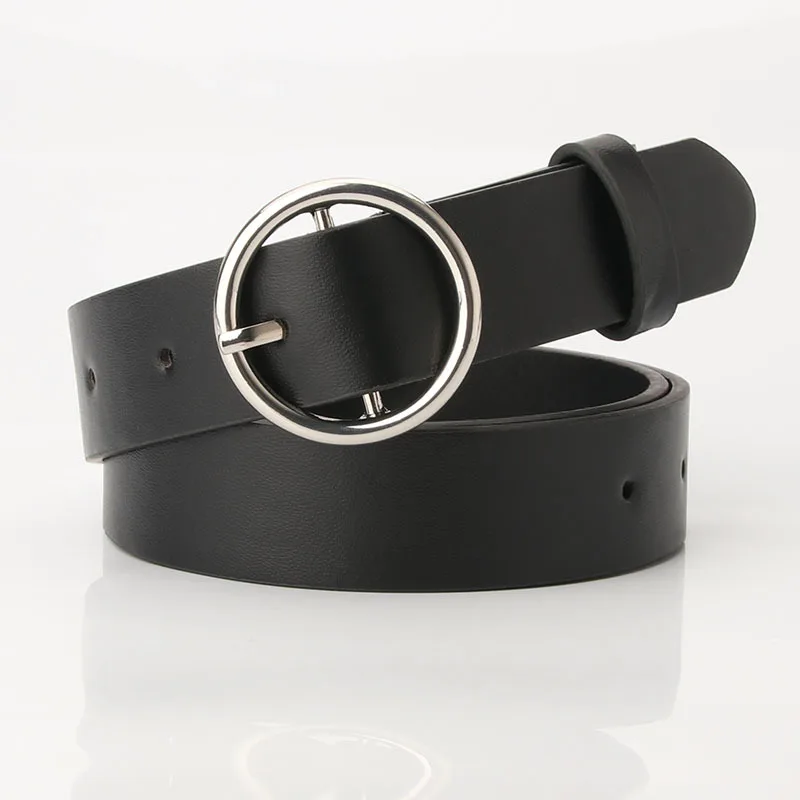 Ремень из искусственной кожи для женщин металлический пояс в стиле Харадзюку с