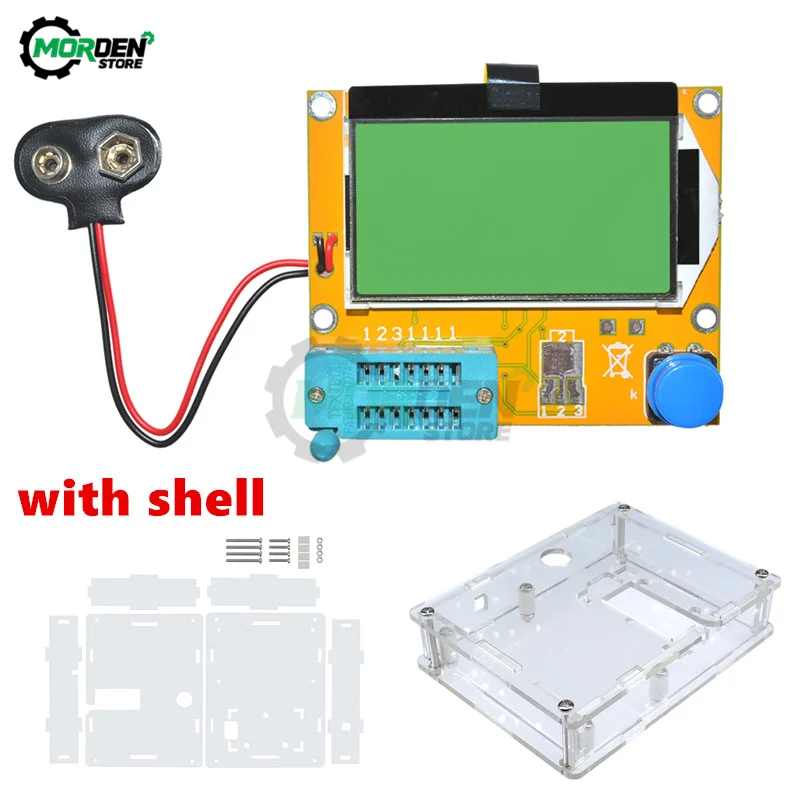 Цифровой тестер транзисторов с ЖК дисплеем устройство для измерения емкости