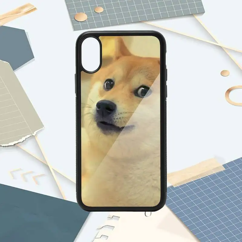 

Funny Doge Meme Kabosu Cute Phone Case PC for iPhone 11 12 pro XS MAX 8 7 6 6S Plus X 5S SE 2020 XR
