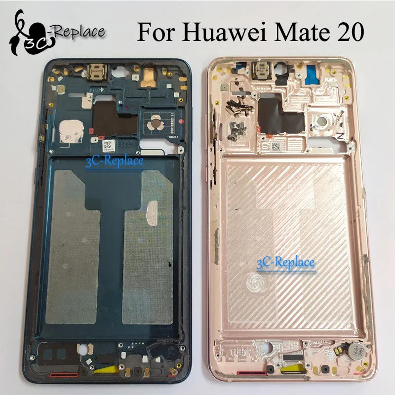 Б/у оригинал для Huawei Mate 20 HMA TL00 AL00 LX9 передняя часть корпуса шасси плиты ЖК дисплей
