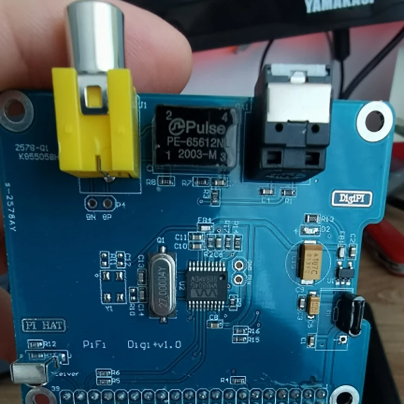 Цифровая звуковая карта HIFI Digi + I2S SPDIF оптическое волокно для Raspberry Pi 3 B Plus / 3B 2 Model и A