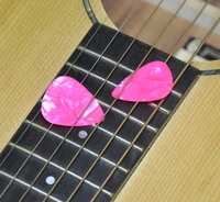 50pcs medium 0 71mm blank guitar picks plectrums celluloid pearl pink
