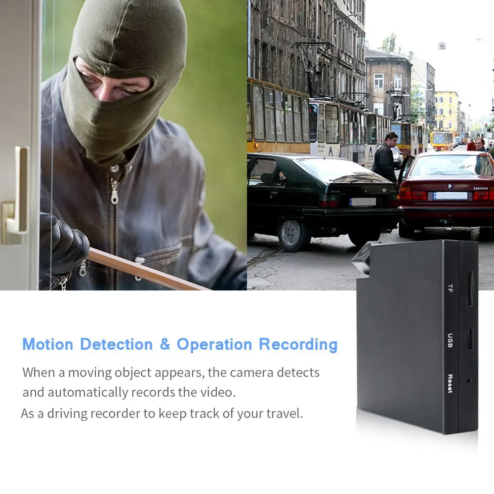 Новая 24-часовая запись видео MD13 Mini DV Camara Motion Detection Video Audio Recorder Мини-видеокамера с