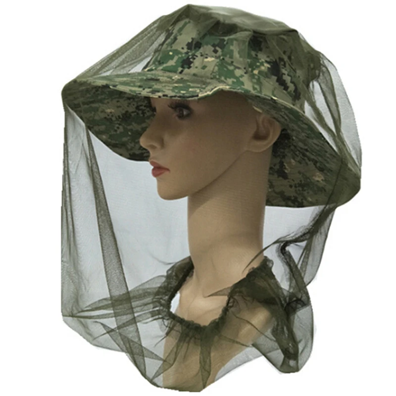 Тканевая противомоскитная шляпа от насекомых 50*55 см сетка для защиты лица