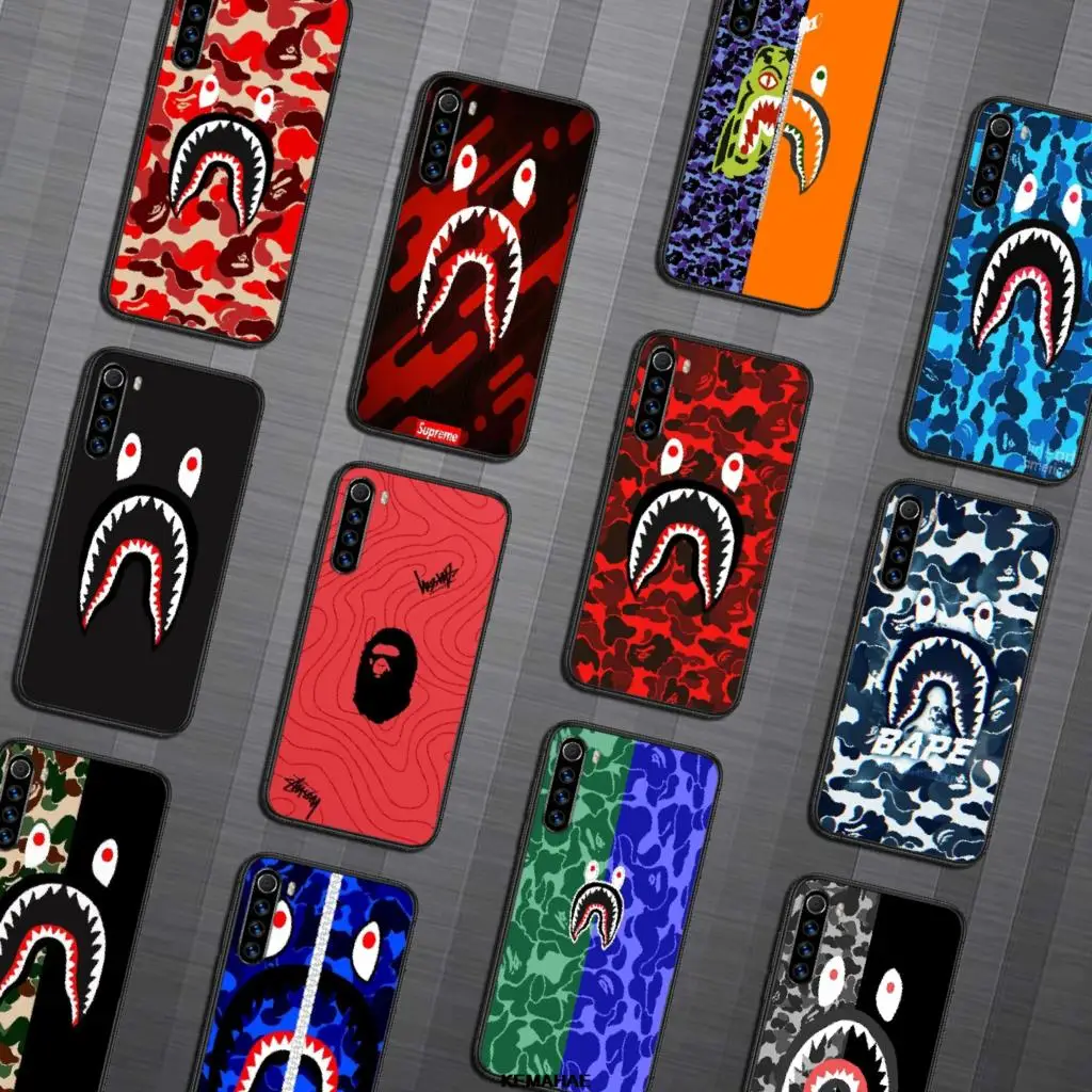 Чехол для телефона из ТПУ с акулой XIAOMI MI 8 9 SE Note 10 T Pro Lite Max 2 Poco X A 3 |