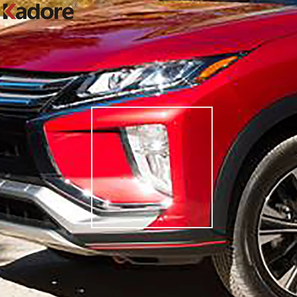 Подходит для Mitsubishi Eclipse Cross 2017 2018 2019 хромированный передний противотуманный