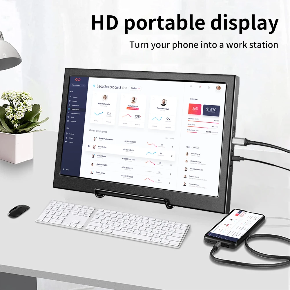 11 6 inch portable monitor 1920x1080p gaming monitor usb hdmi compatible computer phone for ps4 switch xbox laptop pc display free global shipping