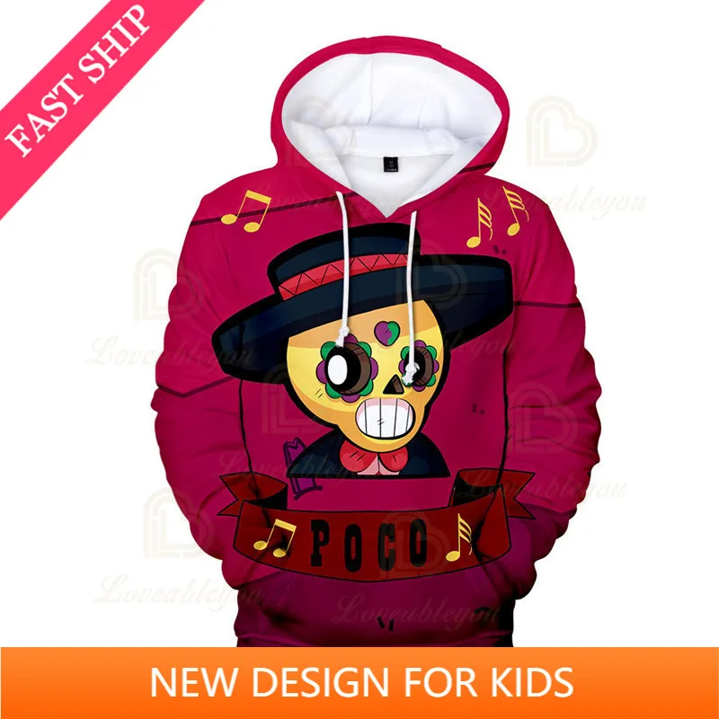 

Crow Shooter Kids Hoodie MAX Shooting Game Spike 3D Print Sweatshirt Tops Boys Girls Browlings Cartoon Star Tops Teen Clothes