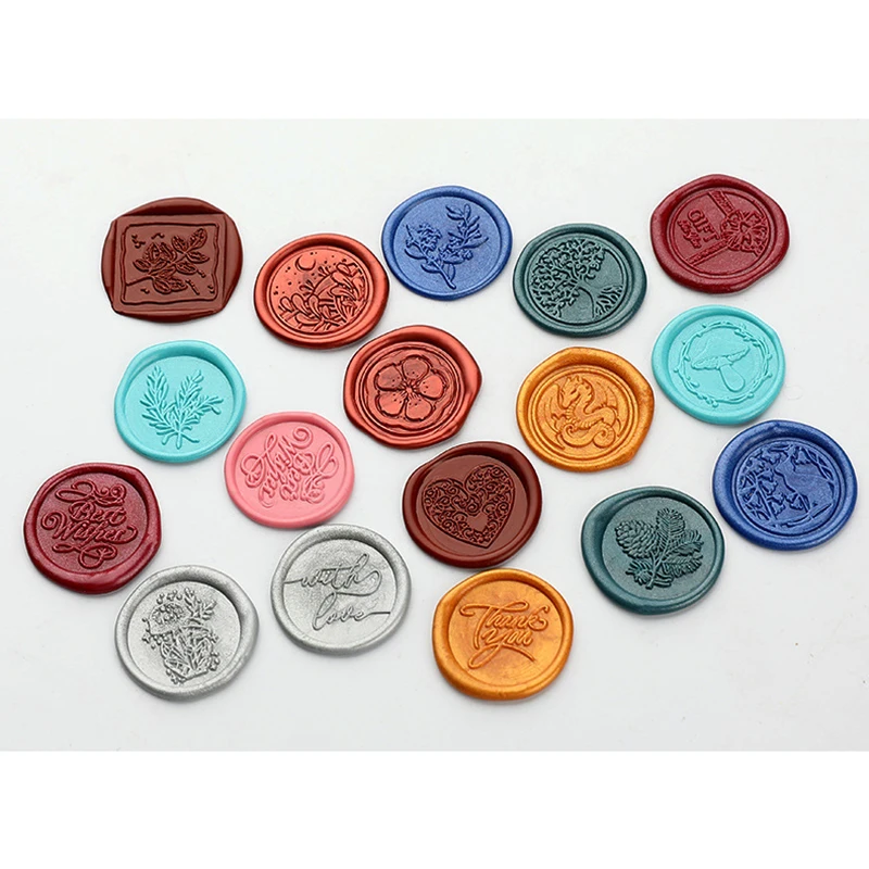 

DIY Custom Stamps Wax Seal Box Kit Detachable Stamp Spoon Set Sealing Bead Invitation Envelope Wedding Invitation Packaging Gift