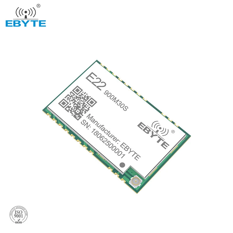 SX1262 LoRa Module E22-900M30S 868MHz Wireless Module 30dBm 12km Range IPEX Antenna SPI Interface Low Power Consumption EBYTE